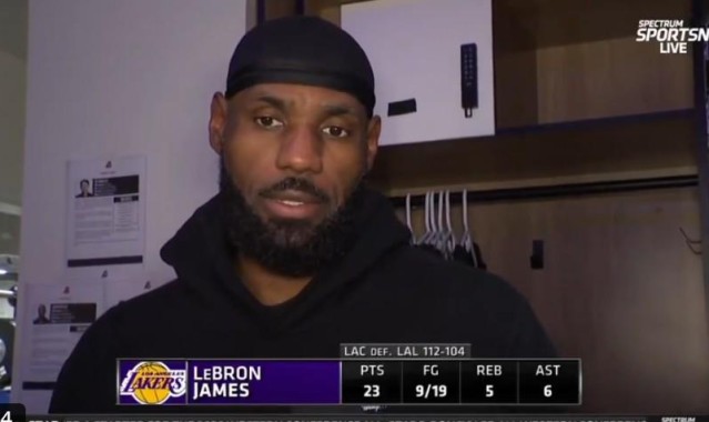 北京单场官网-詹姆斯：我来湖人初衷是重振球队雄风；这是我生涯第二长效力球队